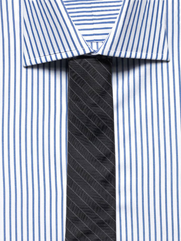 striped tie with striped shirt. striped ties on striped shirts