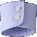 two button mens dress shirt round cuff
